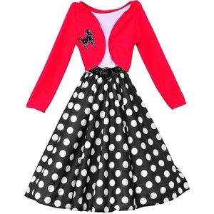 Rubie's Costume Fabulous 50's Polka Dot Sock Hop Girl Costume